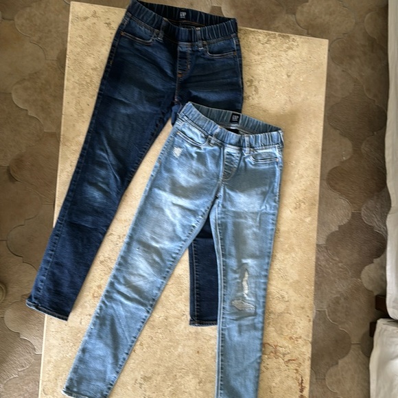 2 Jeans Girls GAP regular stretch jeggins Size10 - Picture 1 of 5